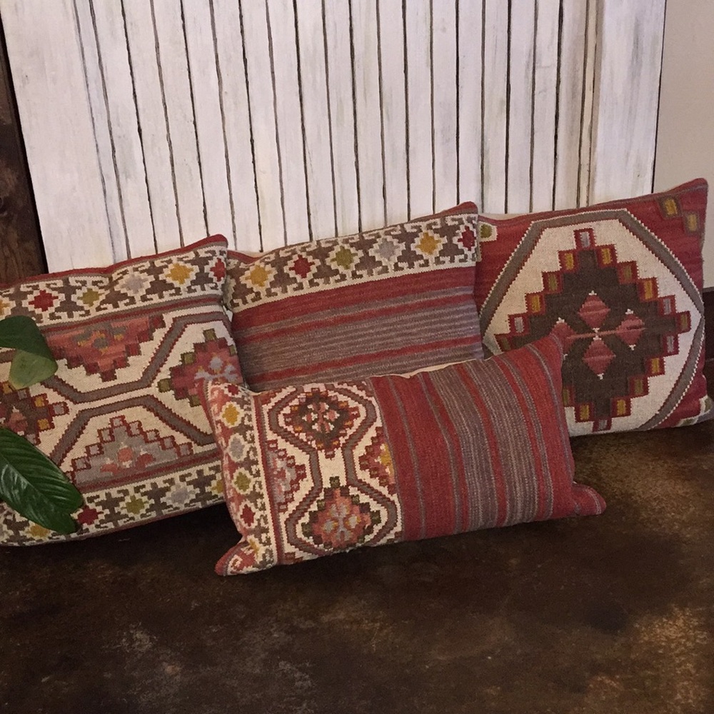 Pottery Barn throw pillows